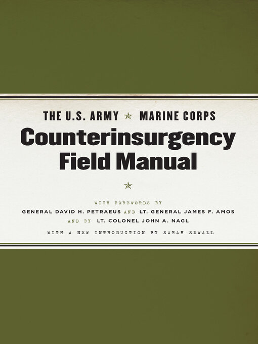 Title details for The U.S. Army/Marine Corps Counterinsurgency Field Manual by John A. United States Army - Wait list